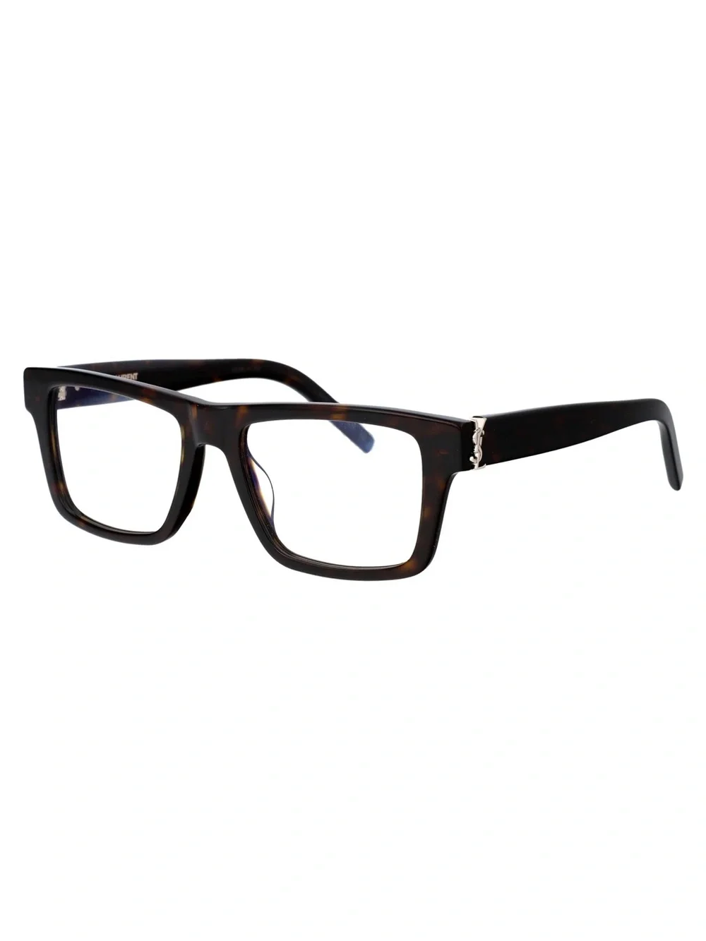 Yves Saint Laurent YSL Logo Rectangle Black Eyeglasses SLM10